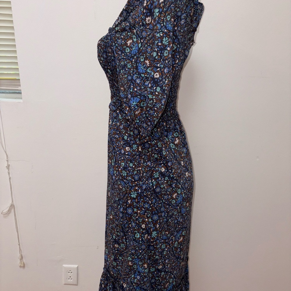 Vineyard Vines Floral Maxi Peasant Boho Floral Dress Size XS - Picture 4 of 6